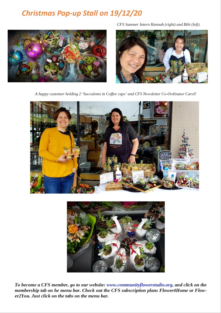 Welcome To The Community Flower Studio Or Cfs Community Flower